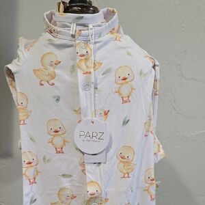 Posh Peanut Baby Romper SLEEP SACK with Duck Print